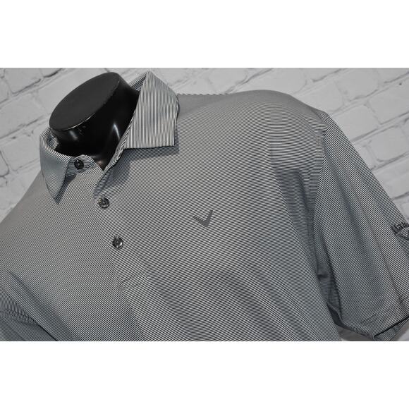 Callaway Golf Polo Shirt Mens Size 2XB BIG Gray Performance Polyester Opti-Dri - Picture 1 of 7